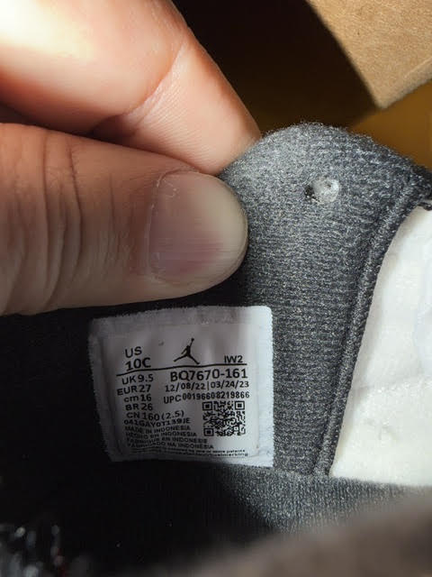 10C/ Jordan 4 Retro Red Cement (TD)