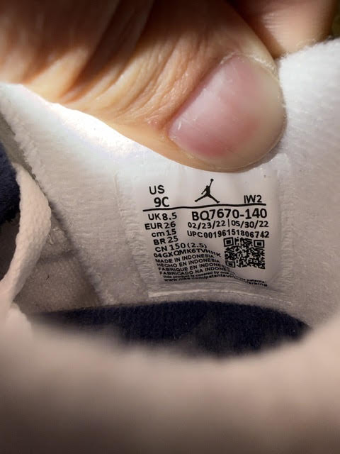 10C/ Jordan 4 Retro Midnight Navy (TD)