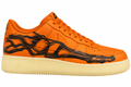 11M/ Nike Air Force 1 Low Orange Skeleton Halloween